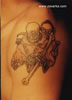 татуировка тату татушки черепа скелеты страшные лица морды мертвецы демоны