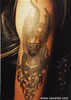 татуировка тату татушки черепа скелеты страшные лица морды мертвецы демоны
